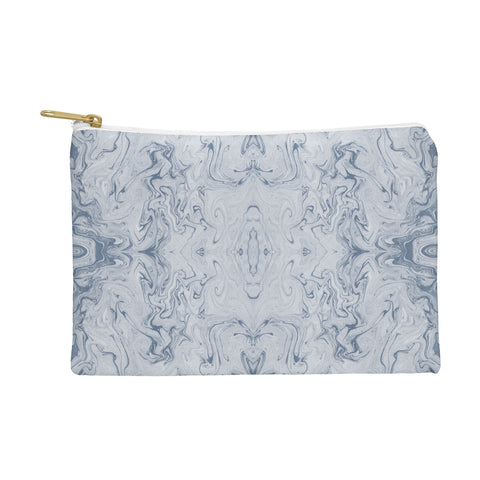 Lisa Argyropoulos Steely Blue Marble Kali Pouch