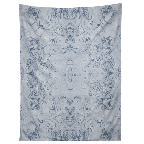 Lisa Argyropoulos Steely Blue Marble Kali Tapestry