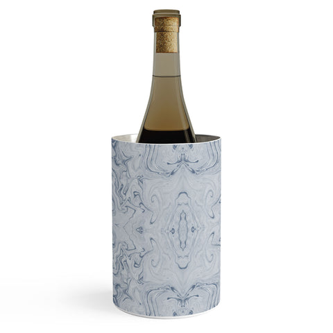 Lisa Argyropoulos Steely Blue Marble Kali Wine Chiller