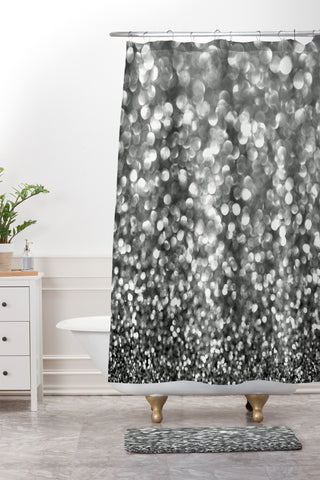 Lisa Argyropoulos Steely Grays Shower Curtain And Mat