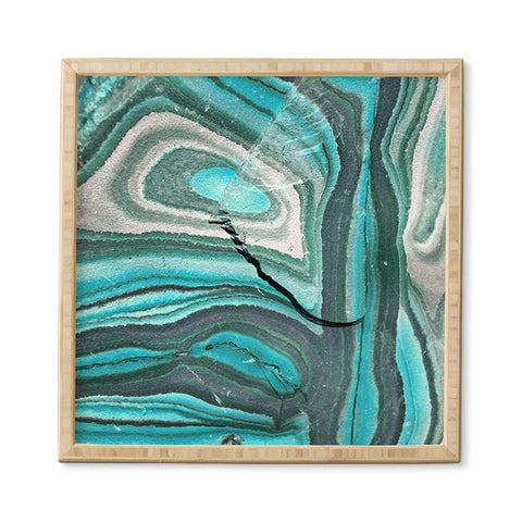 Lisa Argyropoulos Stony Aqua Blue Framed Wall Art
