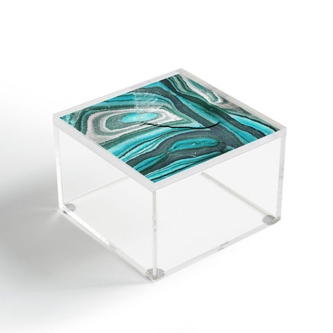 Lisa Argyropoulos Stony Aqua Blue Acrylic Box
