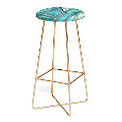 Lisa Argyropoulos Stony Aqua Blue Bar Stool