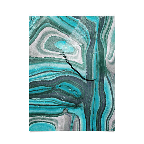 Lisa Argyropoulos Stony Aqua Blue Poster