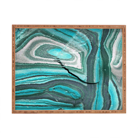 Lisa Argyropoulos Stony Aqua Blue Rectangular Tray