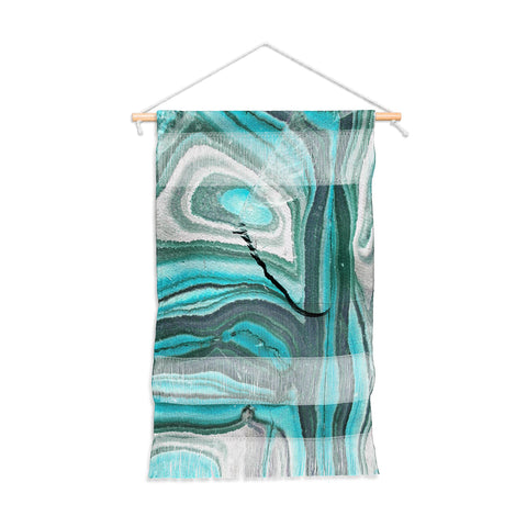 Lisa Argyropoulos Stony Aqua Blue Wall Hanging Portrait