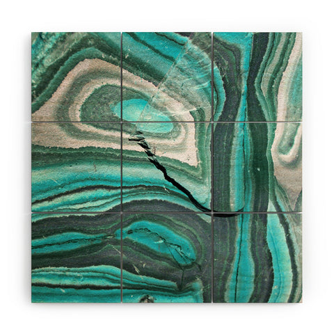 Lisa Argyropoulos Stony Aqua Blue Wood Wall Mural