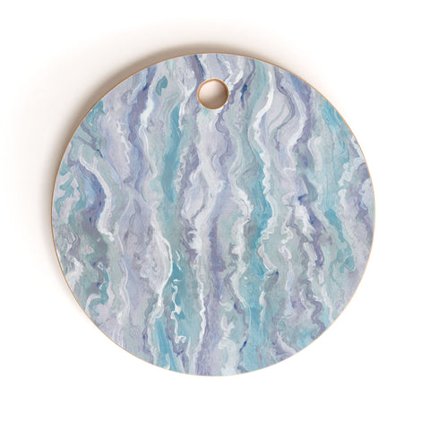 Lisa Argyropoulos Stormy Melt Cutting Board Round