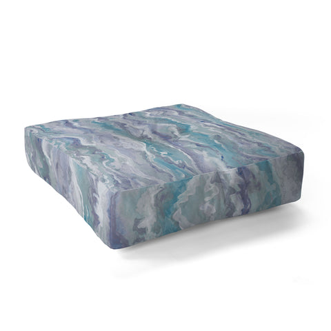Lisa Argyropoulos Stormy Melt Floor Pillow Square