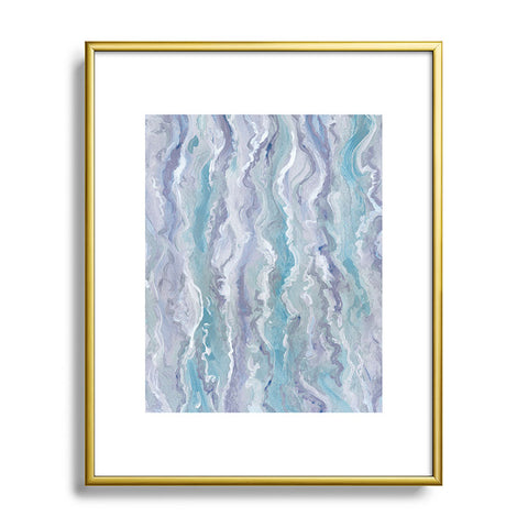 Lisa Argyropoulos Stormy Melt Metal Framed Art Print