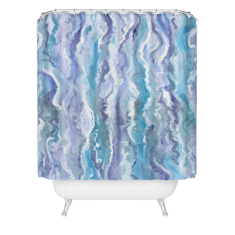 Lisa Argyropoulos Stormy Melt Shower Curtain
