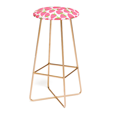 Lisa Argyropoulos Strawberry Sweet In Pink Bar Stool