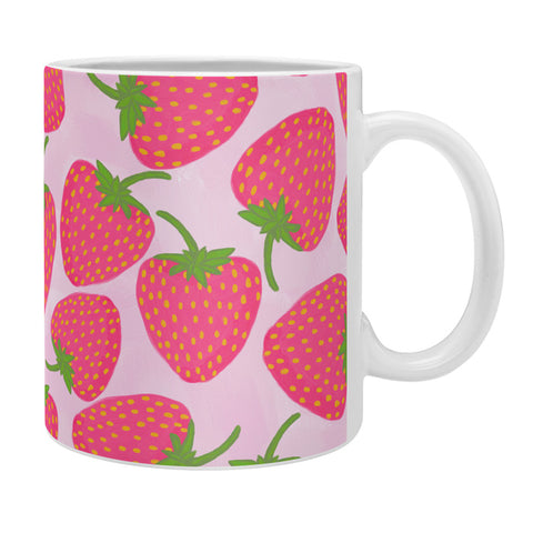 Lisa Argyropoulos Strawberry Sweet In Pink Coffee Mug