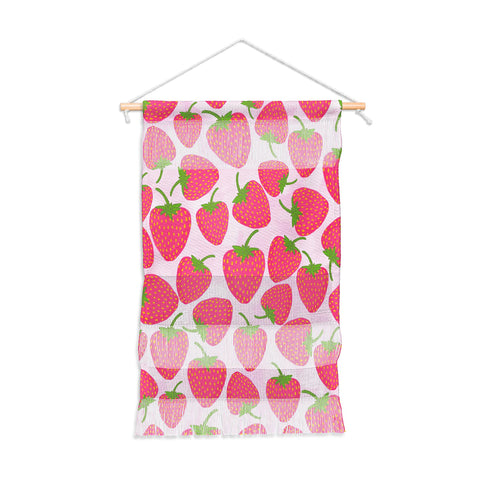 Lisa Argyropoulos Strawberry Sweet In Pink Wall Hanging Portrait