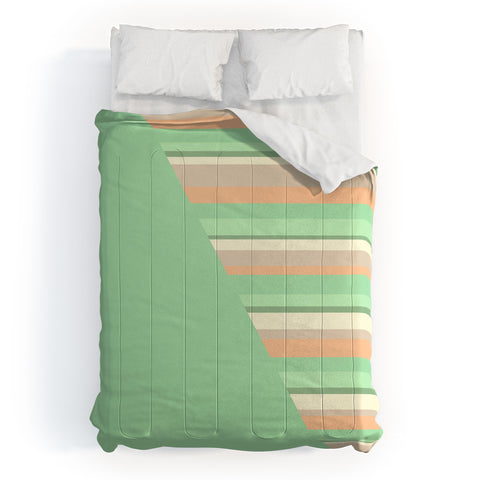 Lisa Argyropoulos Striped Desert Sage Comforter