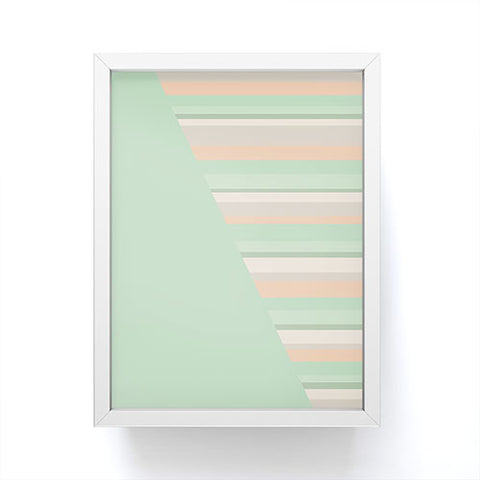 Lisa Argyropoulos Striped Desert Sage Framed Mini Art Print