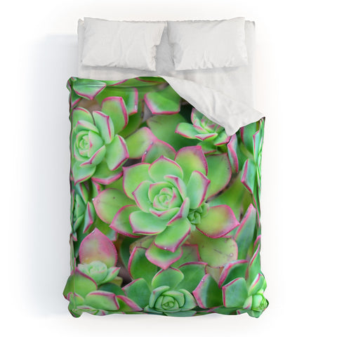 Lisa Argyropoulos Succulents Color Duvet Cover