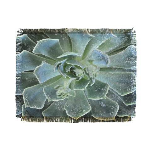 Lisa Argyropoulos Succulents II Throw Blanket