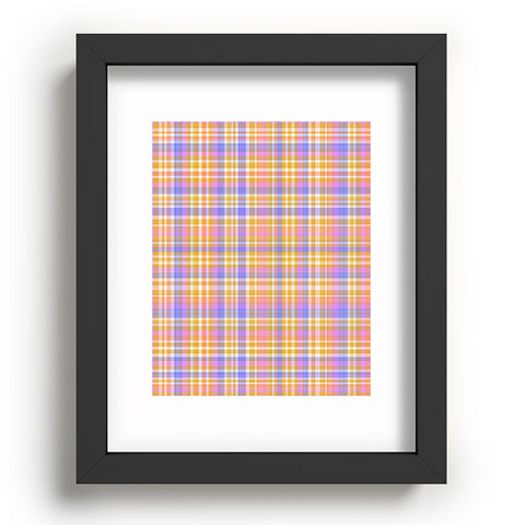 Lisa Argyropoulos Summer Plaid Recessed Framing Rectangle
