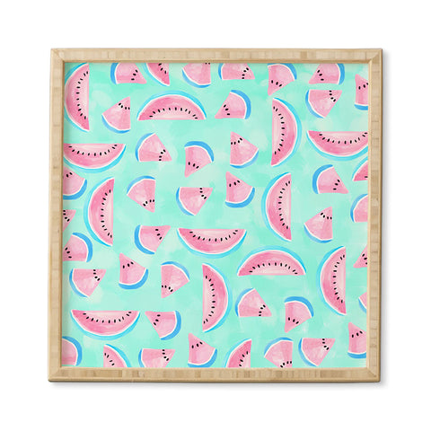 Lisa Argyropoulos Summertime In Aqua Framed Wall Art