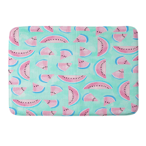 Lisa Argyropoulos Summertime In Aqua Memory Foam Bath Mat