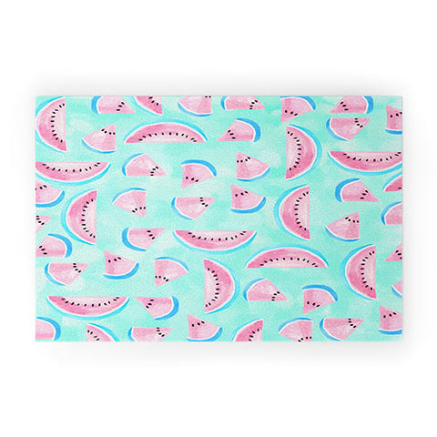 Lisa Argyropoulos Summertime In Aqua Welcome Mat