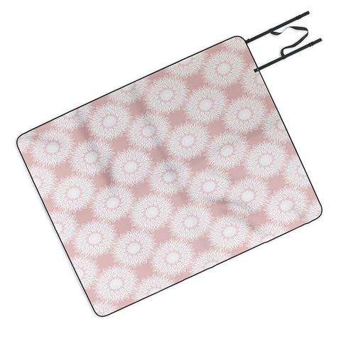 Lisa Argyropoulos Sunflowers and Blush Picnic Blanket