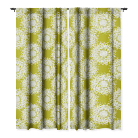 Lisa Argyropoulos Sunflowers and Chartreuse Blackout Non Repeat