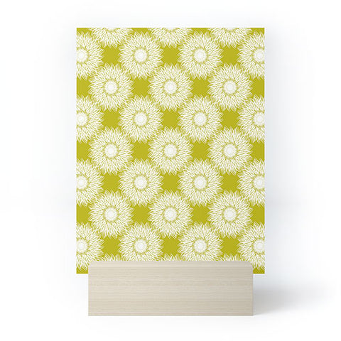 Lisa Argyropoulos Sunflowers and Chartreuse Mini Art Print