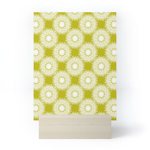 Lisa Argyropoulos Sunflowers and Chartreuse Mini Art Print