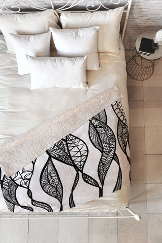 Lisa Argyropoulos Sway 1 Fleece Throw Blanket