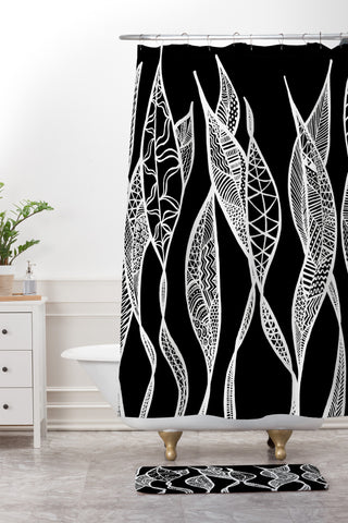 Lisa Argyropoulos Sway 2 Shower Curtain And Mat