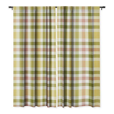 Lisa Argyropoulos Sweet Harvest Plaid Blackout Window Curtain