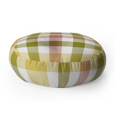 Lisa Argyropoulos Sweet Harvest Plaid Floor Pillow Round