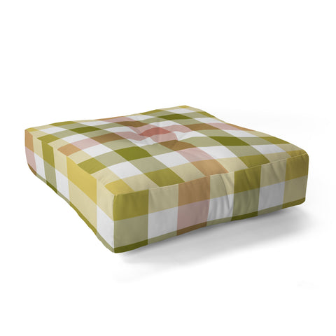 Lisa Argyropoulos Sweet Harvest Plaid Floor Pillow Square