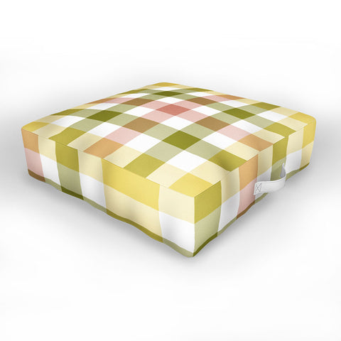 Lisa Argyropoulos Sweet Harvest Plaid Outdoor Floor Cushion