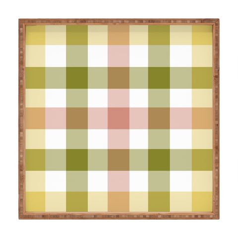 Lisa Argyropoulos Sweet Harvest Plaid Square Tray