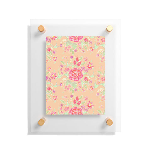 Lisa Argyropoulos Sweet Rose Delight Floating Acrylic Print