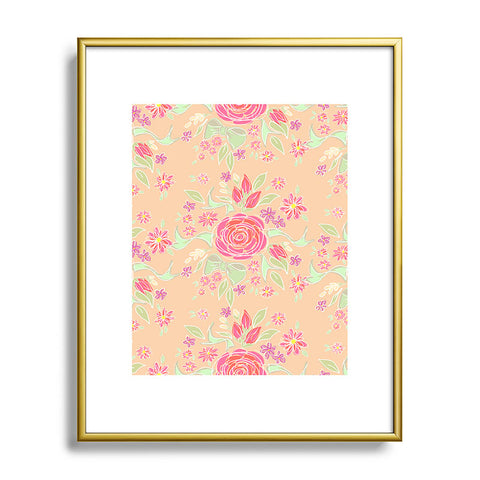 Lisa Argyropoulos Sweet Rose Delight Metal Framed Art Print