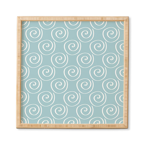 Lisa Argyropoulos Swirls Aquos Framed Wall Art