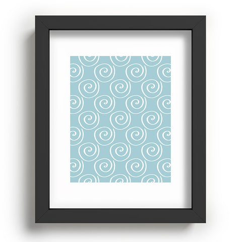 Lisa Argyropoulos Swirls Aquos Recessed Framing Rectangle