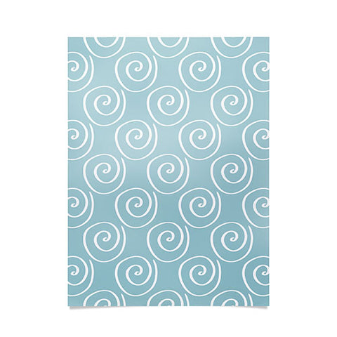 Lisa Argyropoulos Swirls Aquos Poster