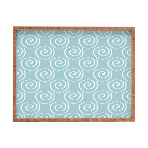 Lisa Argyropoulos Swirls Aquos Rectangular Tray