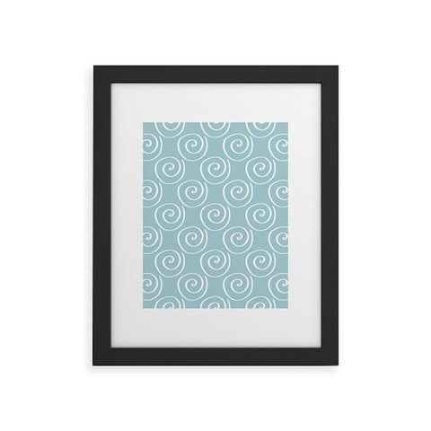 Lisa Argyropoulos Swirls Aquos Framed Art Print
