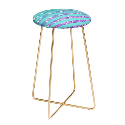 Lisa Argyropoulos Tango Frost Stripes Counter Stool