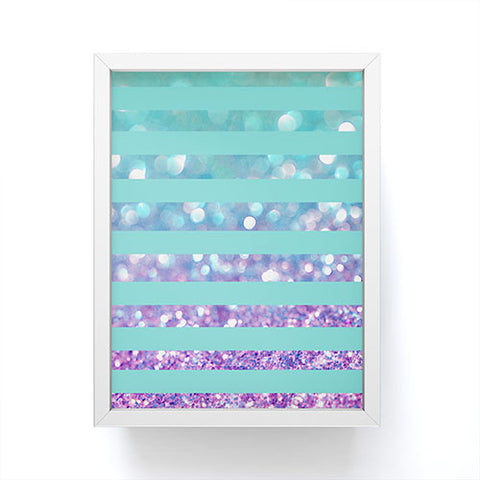 Lisa Argyropoulos Tango Frost Stripes Framed Mini Art Print