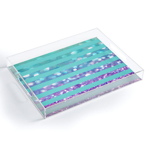 Lisa Argyropoulos Tango Frost Stripes Acrylic Tray