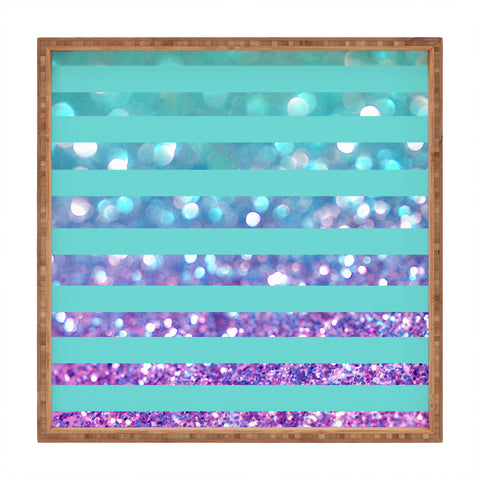 Lisa Argyropoulos Tango Frost Stripes Square Tray