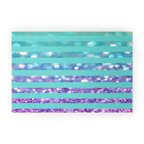 Lisa Argyropoulos Tango Frost Stripes Welcome Mat
