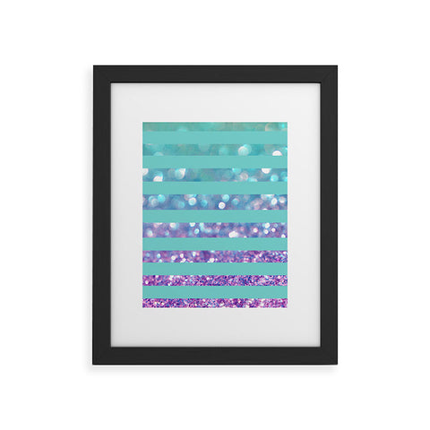 Lisa Argyropoulos Tango Frost Stripes Framed Art Print